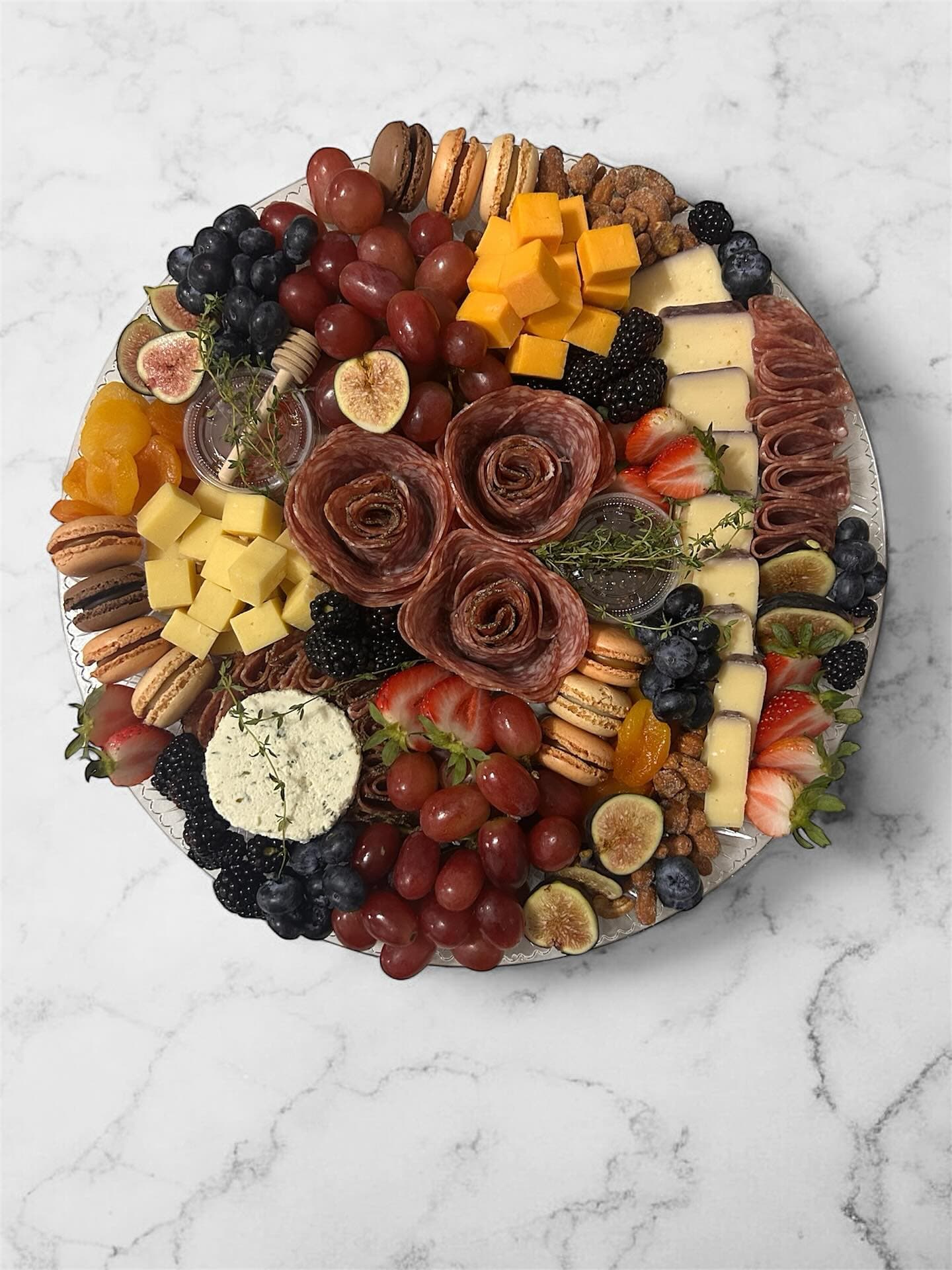 A beautifully crafted charcuterie board by Marina